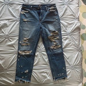 Abercrombie & Fitch mom jeans